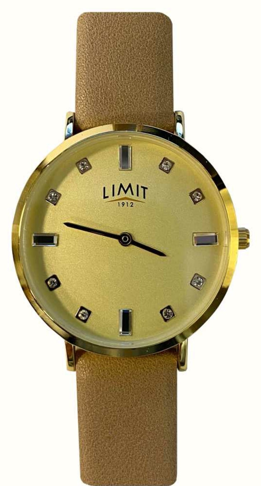 Women'S Limit | Limit Classic Crystal Dial / Tan Leather