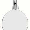 Jewelry James Moore | James Moore Th Silver Small Round Coin Disc Pendant Only