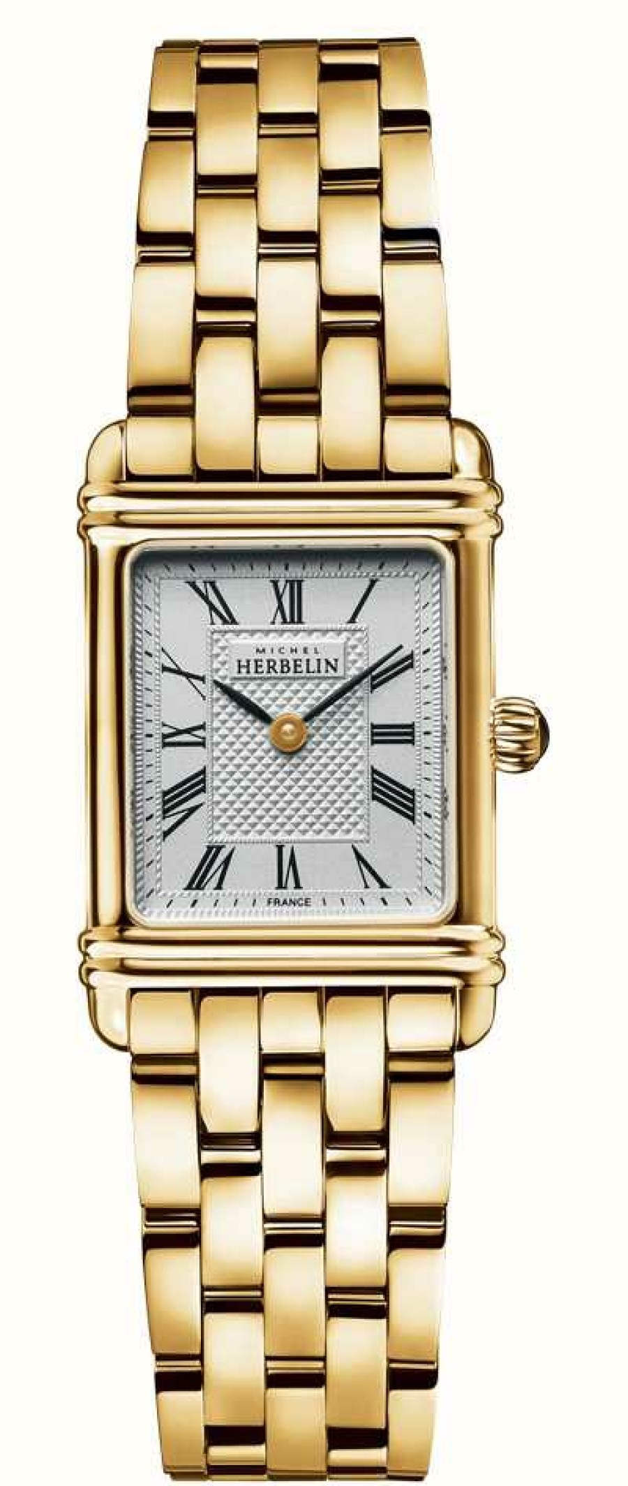 Women'S Herbelin | Herbelin Art Deco Gold Pvd Stainless Steel Watch