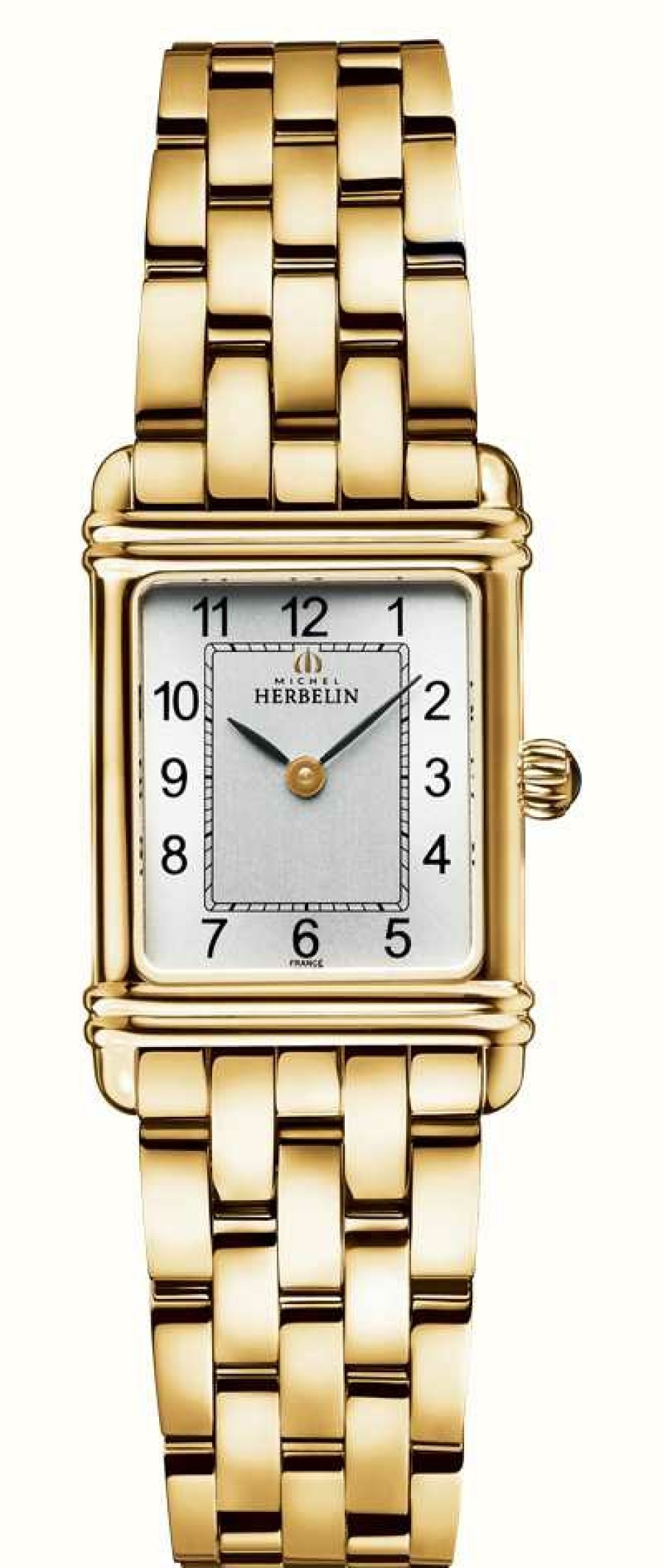 Women'S Herbelin | Herbelin Art Deco Women'S Gold Pvd Watch