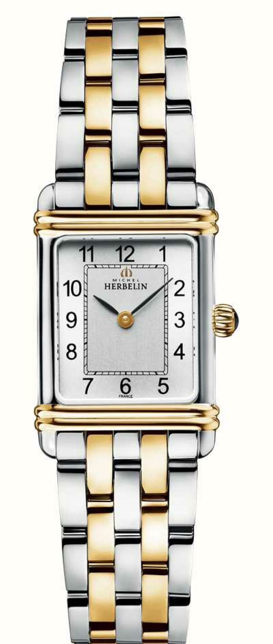 Women'S Herbelin | Herbelin Art Deco Women'S Two Tone Stainless Steel Watch