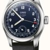 Men'S ORIS | Oris Big Crown Pointer Date Calibre 403 Automatic (38Mm) Blue Dial / Black Leather Strap