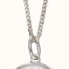 Jewelry Elements Silver | Elements Silver Silver Blue Cubic Zirconia Sun Burst Pendant