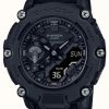 Men'S Casio | Casio G-Shock Black Monochrome Carbon Core Guard Watch