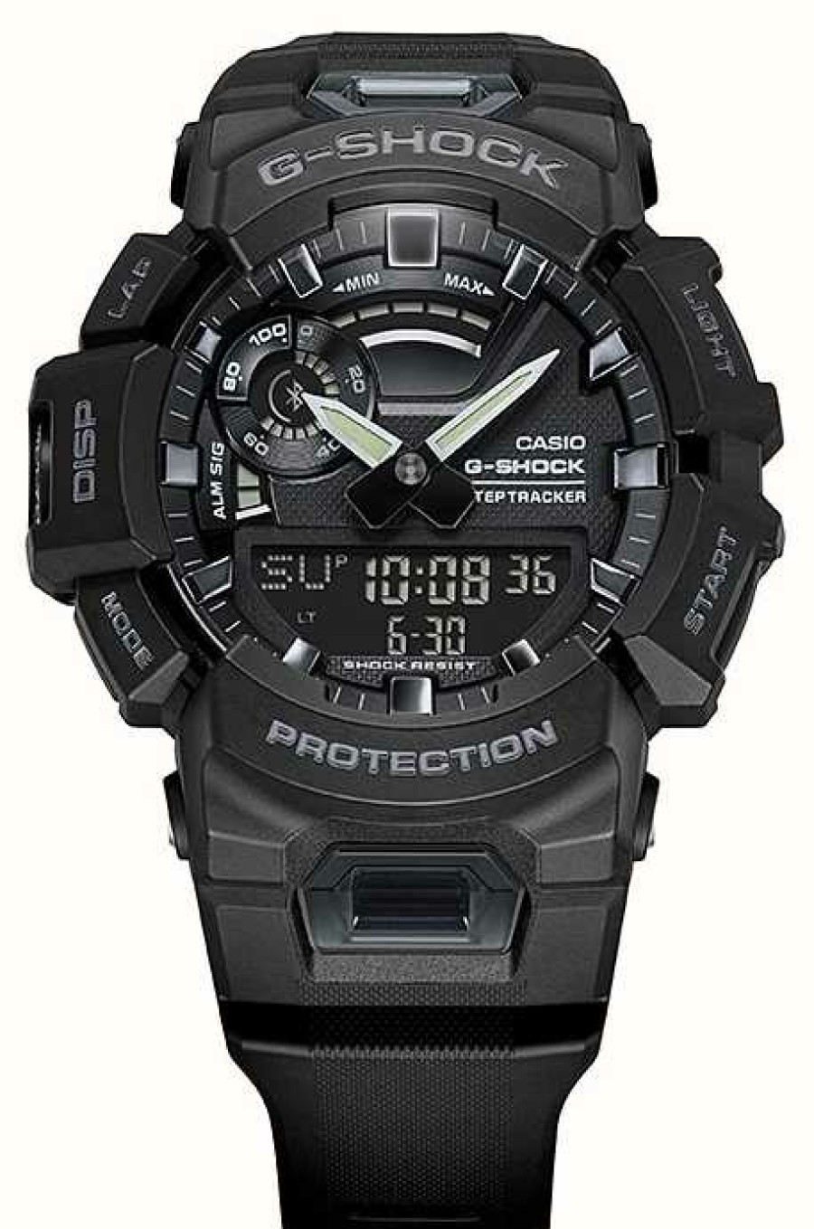 Men'S Casio | Casio G-Shock 49Mm G-Squad Black Bluetooth Watch