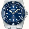 Men'S Seiko | Seiko Prospex Compact Solar 38.5Mm Blue Dial Watch