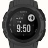 Men'S Garmin | Garmin Instinct 2S Graphite Black Silicone Strap