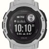 Men'S Garmin | Garmin Instinct 2 Solar Mist Grey Silicone Strap