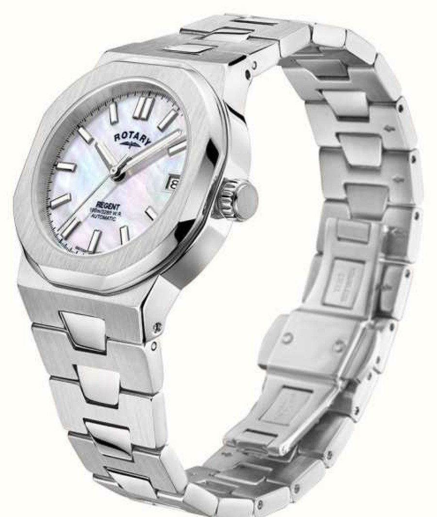 Women'S Rotary | Rotary Women'S Regent Automatic Mother-Of-Pearl Dial