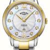 Women'S Rotary | Rotary Women'S Cambridge Diamond Set Two-Tone Watch