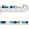 Jewelry Thomas Sabo Jewellery | Thomas Sabo Charm Club Charming | Blue And White Beaded Anklet