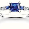 Jewelry Thomas Sabo Jewellery | Thomas Sabo Charm Club | Charming Ring | Blue Stones | Uk K / 50