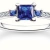 Jewelry Thomas Sabo Jewellery | Thomas Sabo Charm Club | Charming Ring | Blue Stones | Uk O 1/2 / 56