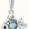 Jewelry Thomas Sabo Jewellery | Thomas Sabo Charm Club | Fish | Blue Stones