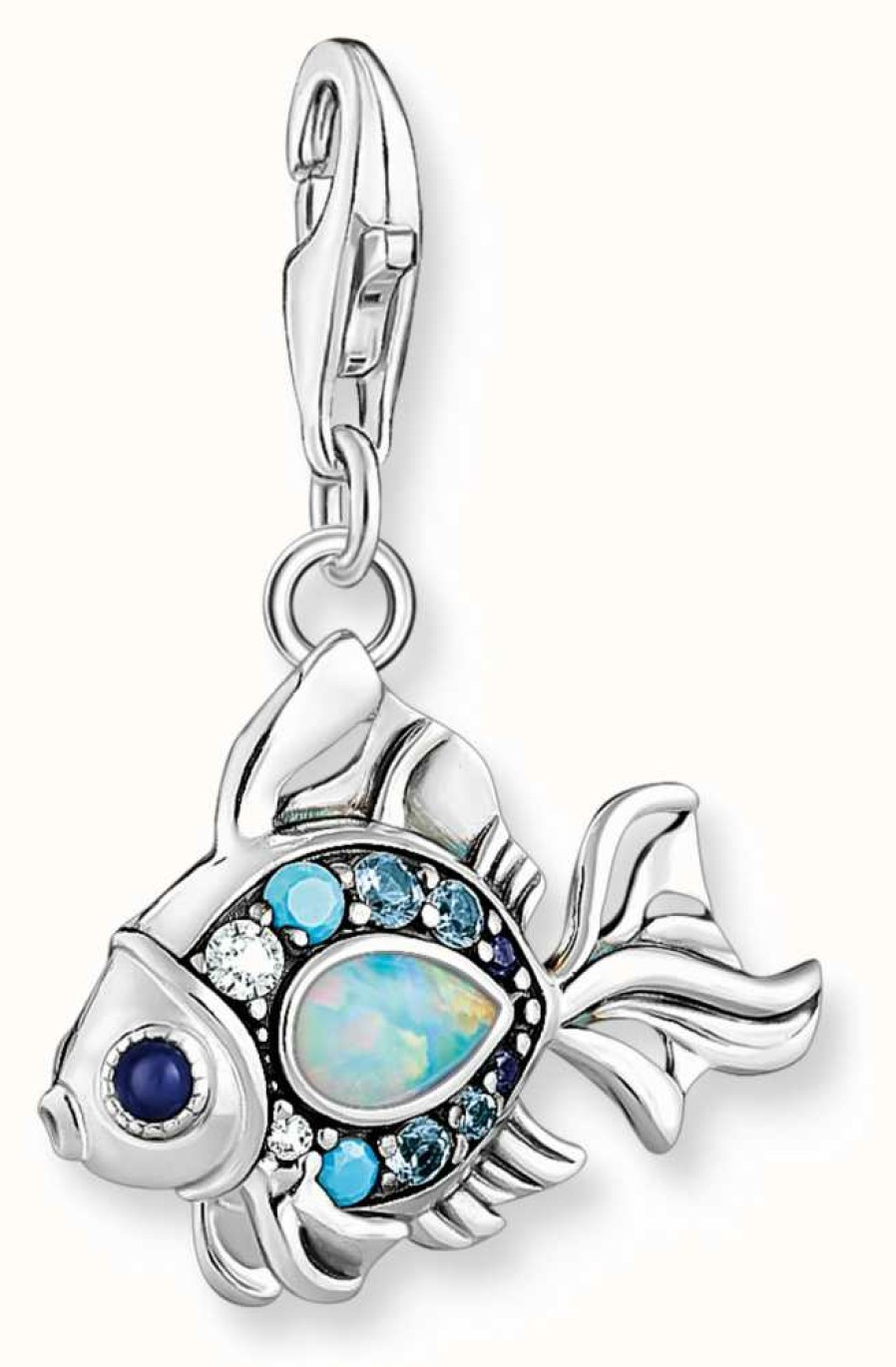 Jewelry Thomas Sabo Jewellery | Thomas Sabo Charm Club | Fish | Blue Stones