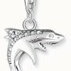 Jewelry Thomas Sabo Jewellery | Thomas Sabo Charm Club | Shark | Silver Stones