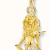 Jewelry Thomas Sabo Jewellery | Thomas Sabo Charm Club | Mermaid | 18K Yellow Gold Plated Sterling Silver