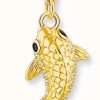 Jewelry Thomas Sabo Jewellery | Thomas Sabo Charm Club | Koi | 18K Yellow Gold Plated Sterling Silver