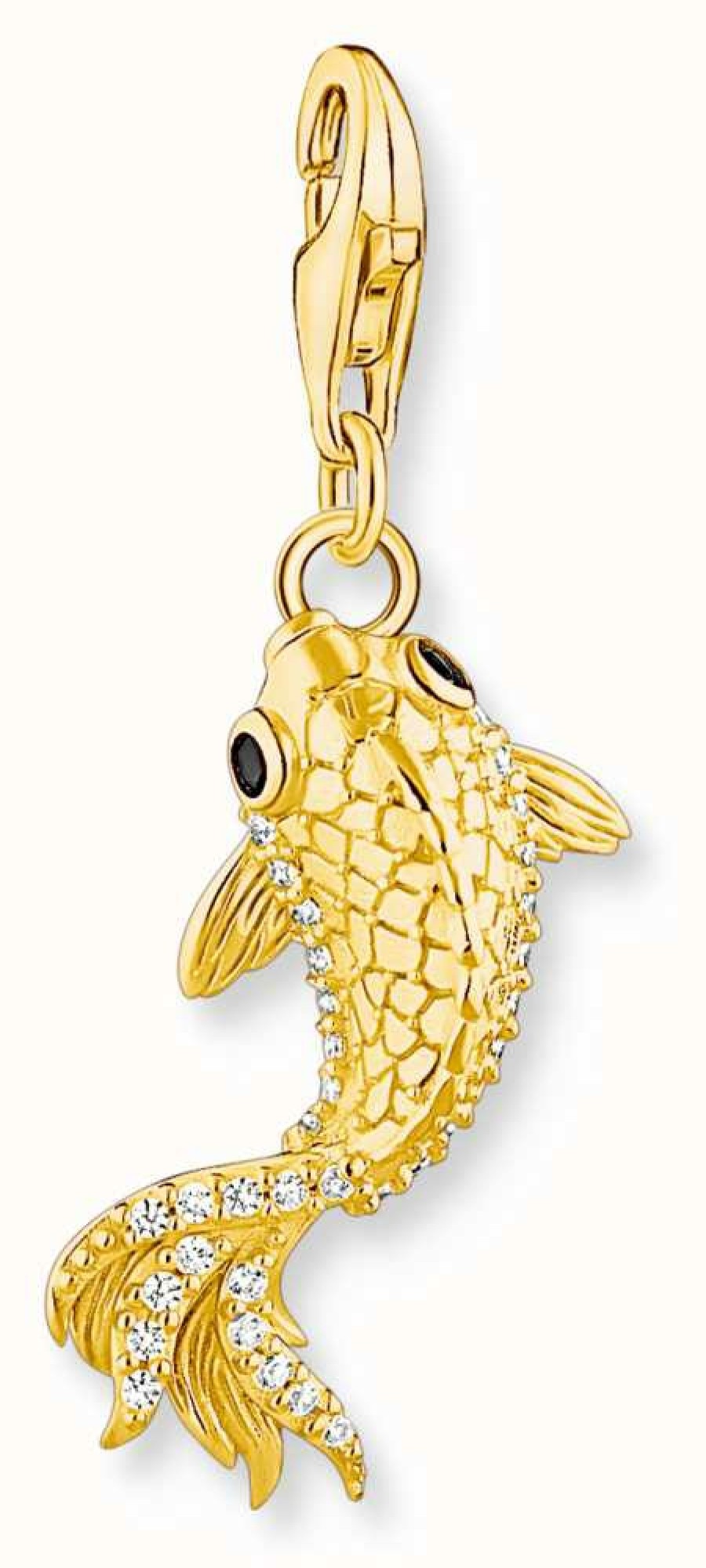 Jewelry Thomas Sabo Jewellery | Thomas Sabo Charm Club | Koi | 18K Yellow Gold Plated Sterling Silver