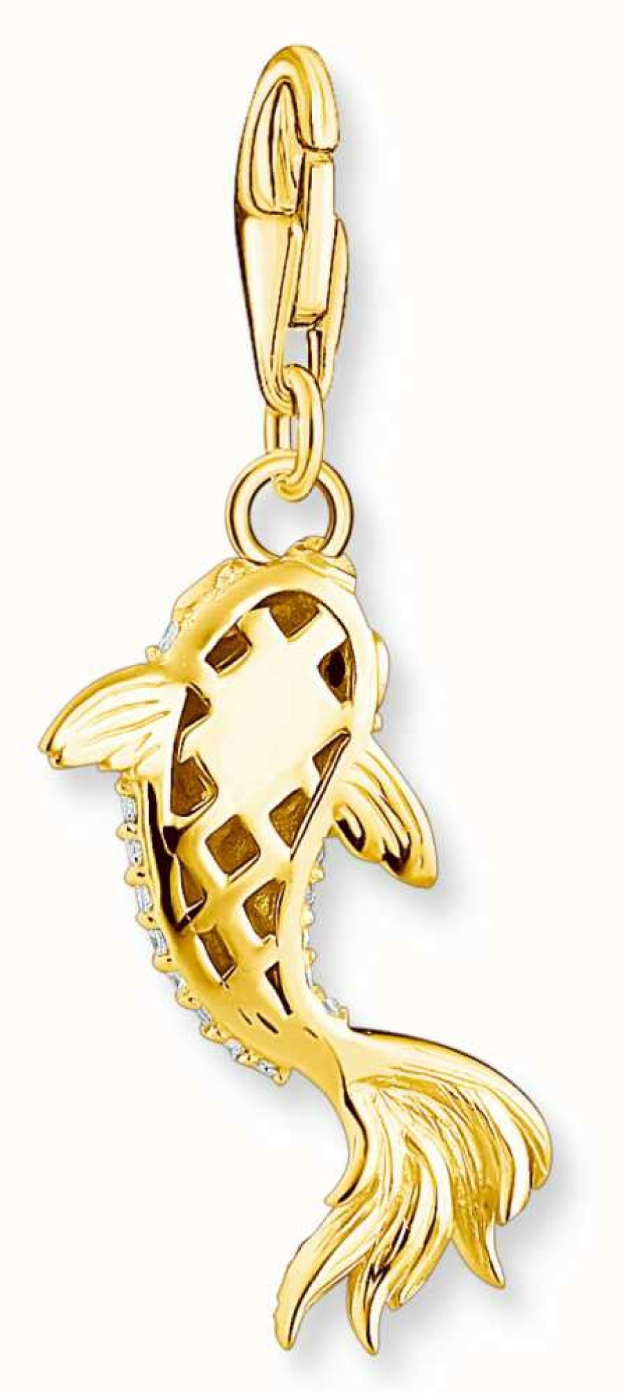 Jewelry Thomas Sabo Jewellery | Thomas Sabo Charm Club | Koi | 18K Yellow Gold Plated Sterling Silver