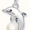 Jewelry Thomas Sabo Jewellery | Thomas Sabo Charm Club | Dolphin & Pearl | Sterling Silver