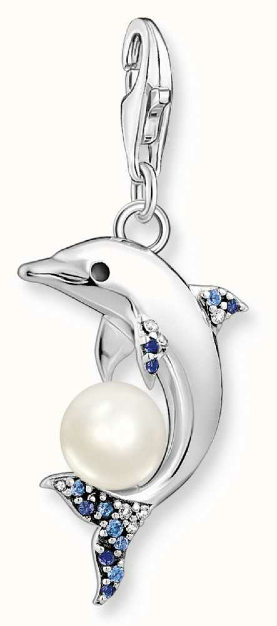 Jewelry Thomas Sabo Jewellery | Thomas Sabo Charm Club | Dolphin & Pearl | Sterling Silver