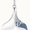 Jewelry Thomas Sabo Jewellery | Thomas Sabo Fin Tail Blue Stones Sterling Silver Pendant