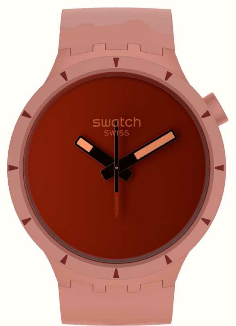 Men'S Swatch | Swatch Big Bold Bioceramic Colours Of Nature Bioceramic Canyon