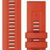 Men'S Garmin | Garmin Quickfit 26Mm Strap Only Flame Red Silicone