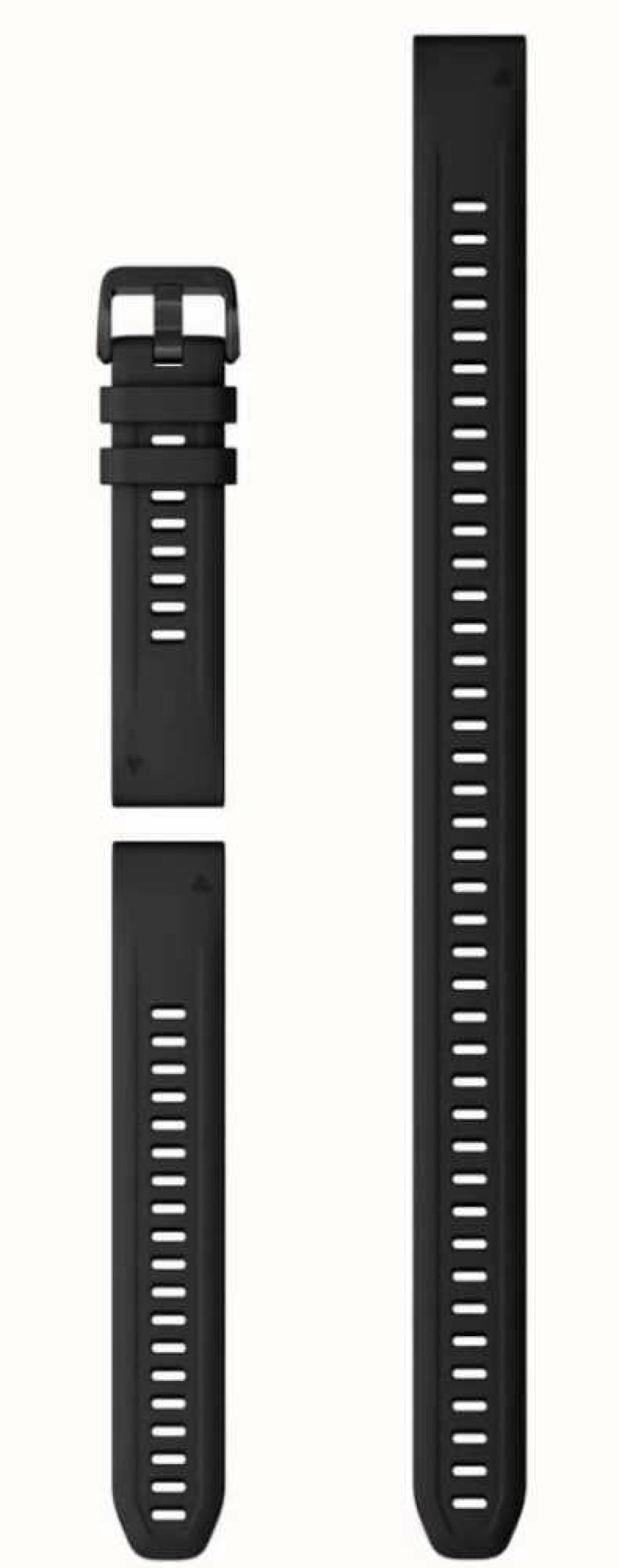 Men'S Garmin | Garmin Quick Release Strap (20Mm) Black Silicone / Black Hardware - Strap Only