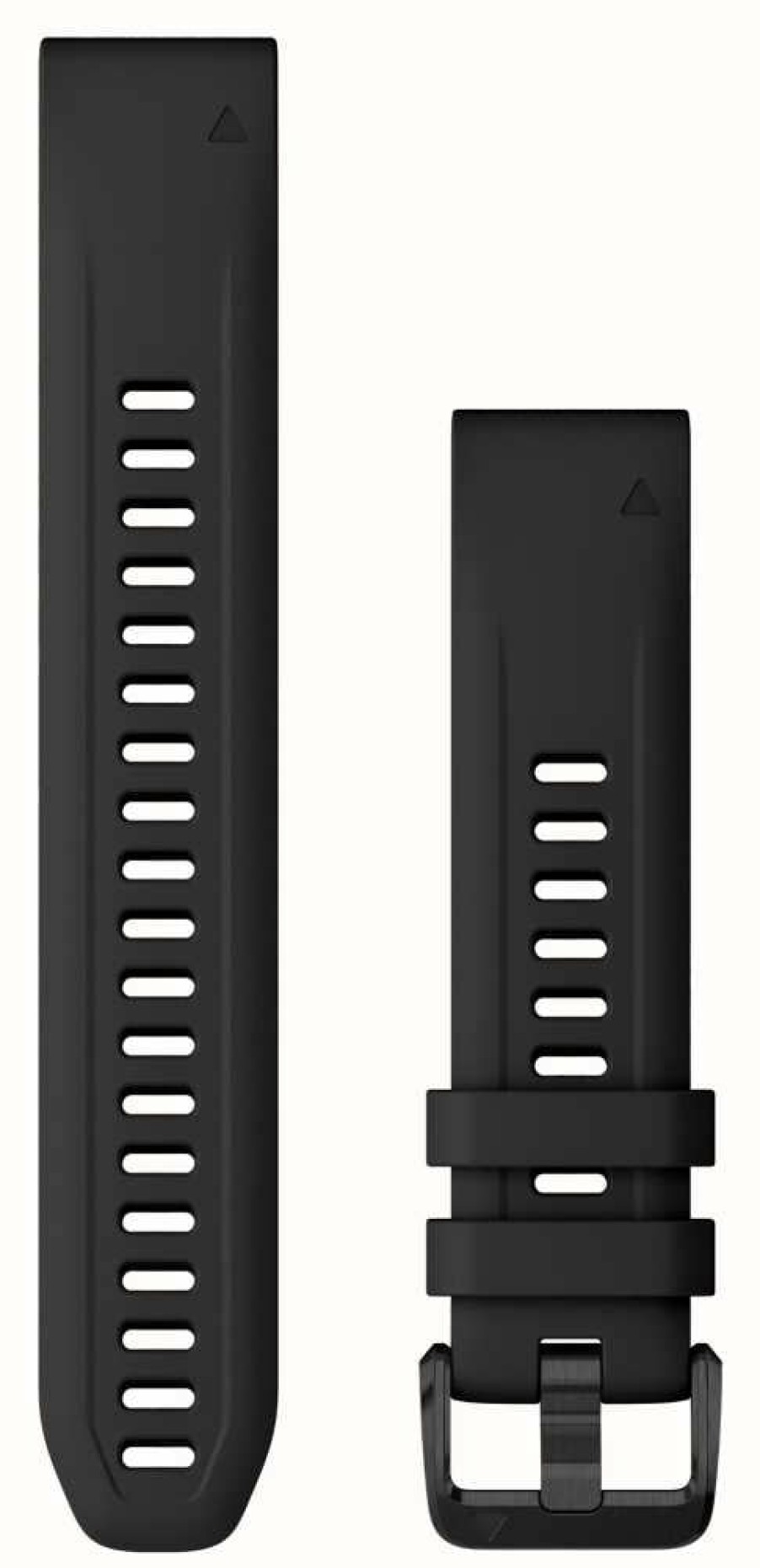 Men'S Garmin | Garmin Quick Release Strap (20Mm) Black Silicone / Black Hardware - Strap Only