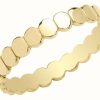 Jewelry James Moore | James Moore Th 9Ct Yellow Gold Flat Oval Disc Ring Size O