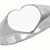 Jewelry James Moore | James Moore Th Silver Babies Heart Signet Ring Size I