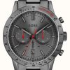 Men'S BOSS | Boss Men'S Allure | Grey Dial | Grey Stainless Steel Bracelet