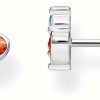 Jewelry Thomas Sabo Jewellery | Thomas Sabo Sterling Silver Rainbow Crystal Set Stud Earrings