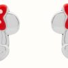 Jewelry Disney Jewellery | Disney Minnie Mouse Red Bow Stud Earrings