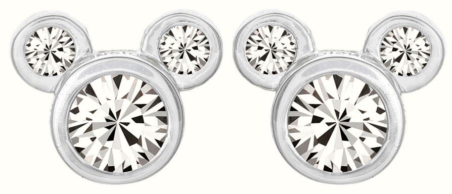 Jewelry Disney Jewellery | Disney Mickey Mouse Crystal Set Studs