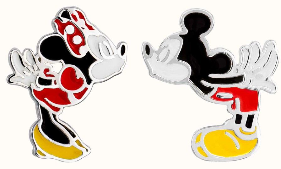 Jewelry Disney Jewellery | Disney Kissing Minnie And Mickey Mouse Stud Earrings