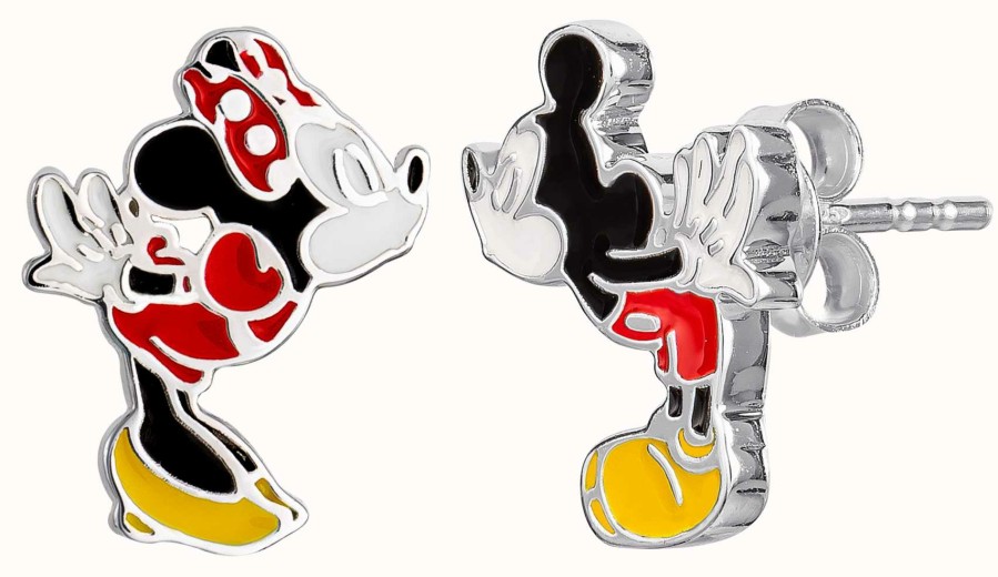 Jewelry Disney Jewellery | Disney Kissing Minnie And Mickey Mouse Stud Earrings