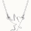 Jewelry Disney Jewellery | Disney Fairy Silhouette Charm Pendant Necklace