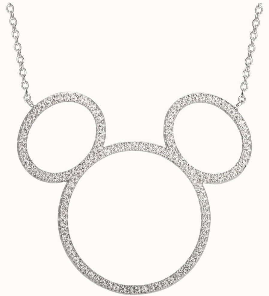 Jewelry Disney Jewellery | Disney Crystal Set Mickey Mouse Pendant