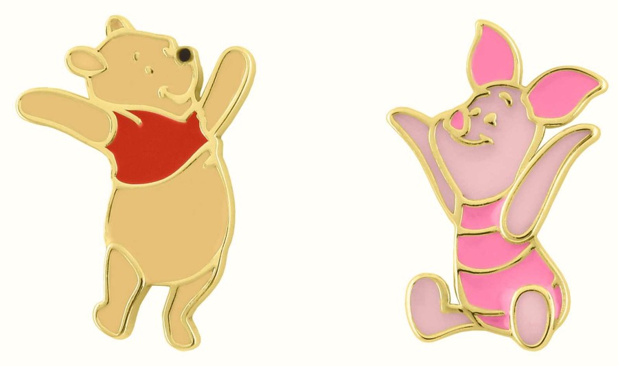 Jewelry Disney Jewellery | Disney Pooh And Piglet Enamel Stud Earrings