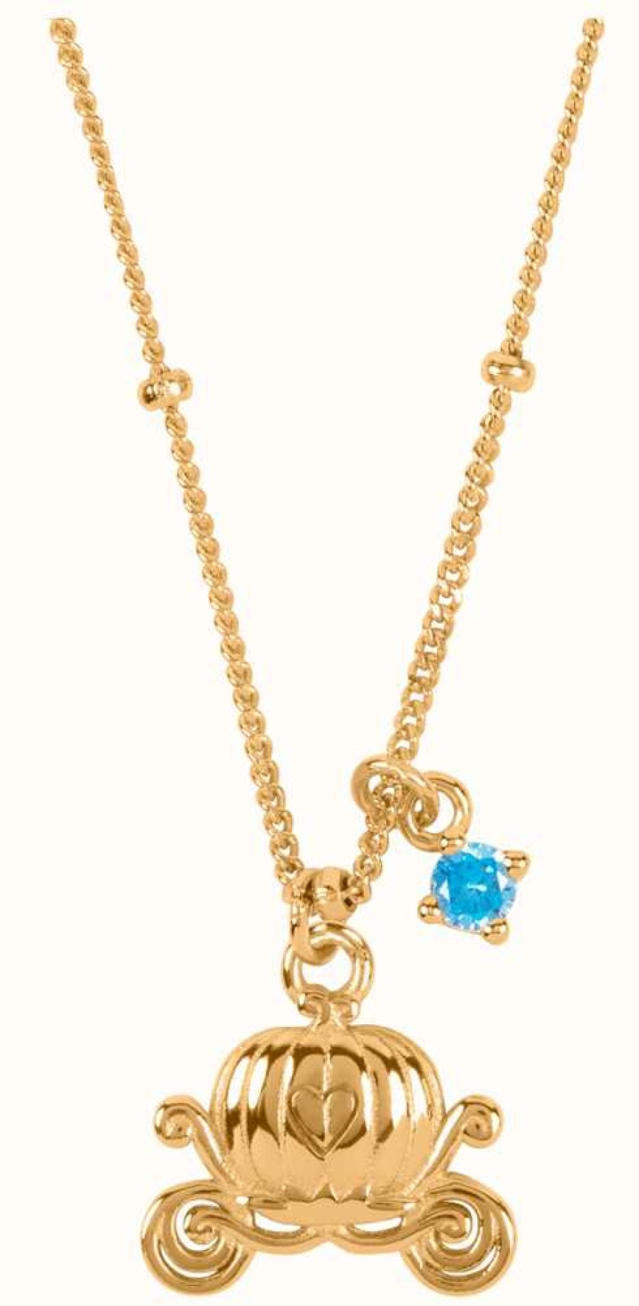 Jewelry Disney Jewellery | Disney Gold Tone Coloured Pumpkin Carriage Pendant