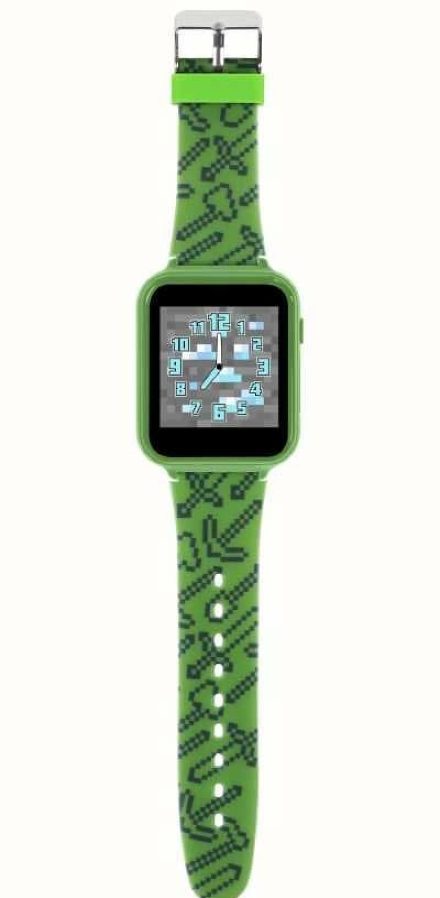 Jewelry Children's Character | Minecraft Green Silicone Strap (English Only) Interactive Watch