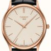 Men'S Tissot | Tissot Men'S Excellence 18Ct Champagne Dial Watch