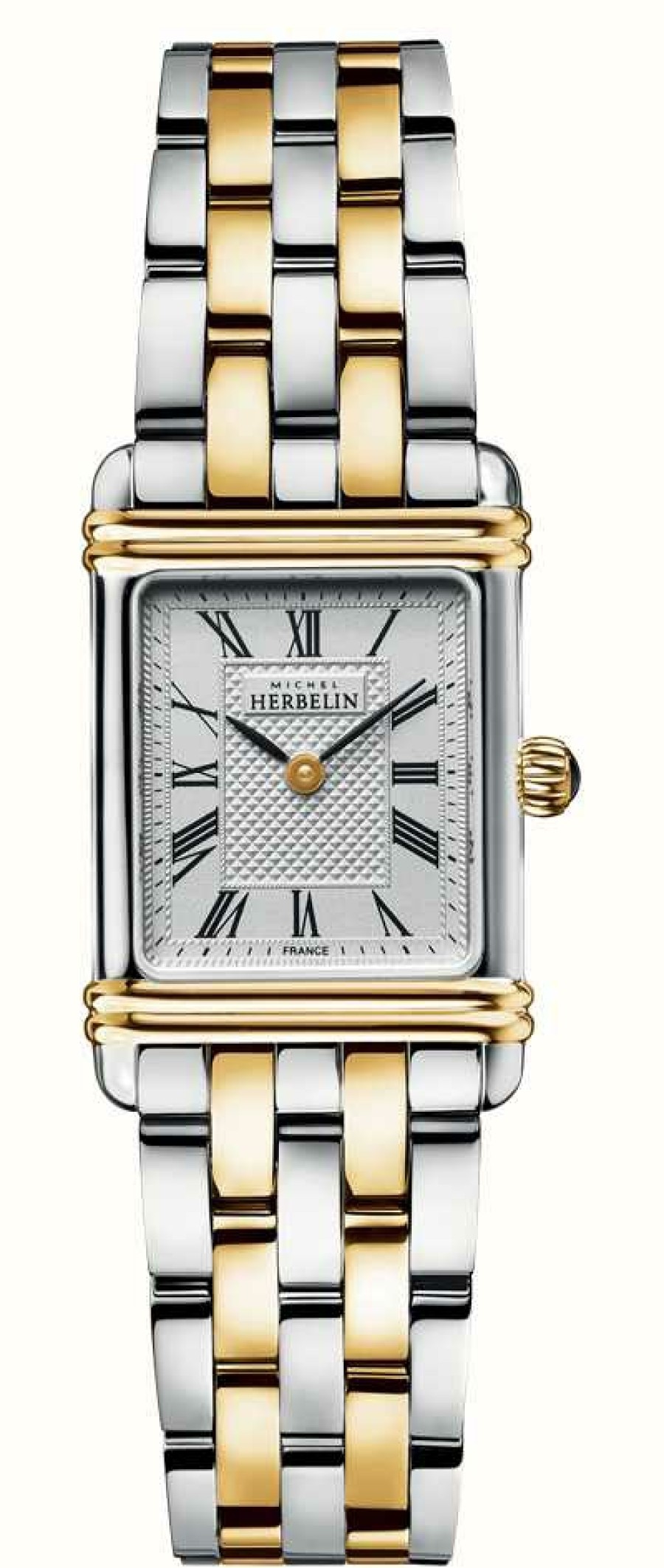 Women'S Herbelin | Herbelin Art Deco Women'S Two Tone Watch