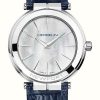 Women'S Herbelin | Herbelin Newport Slim (32Mm) Mother-Of-Pearl Dial / Blue Leather Strap