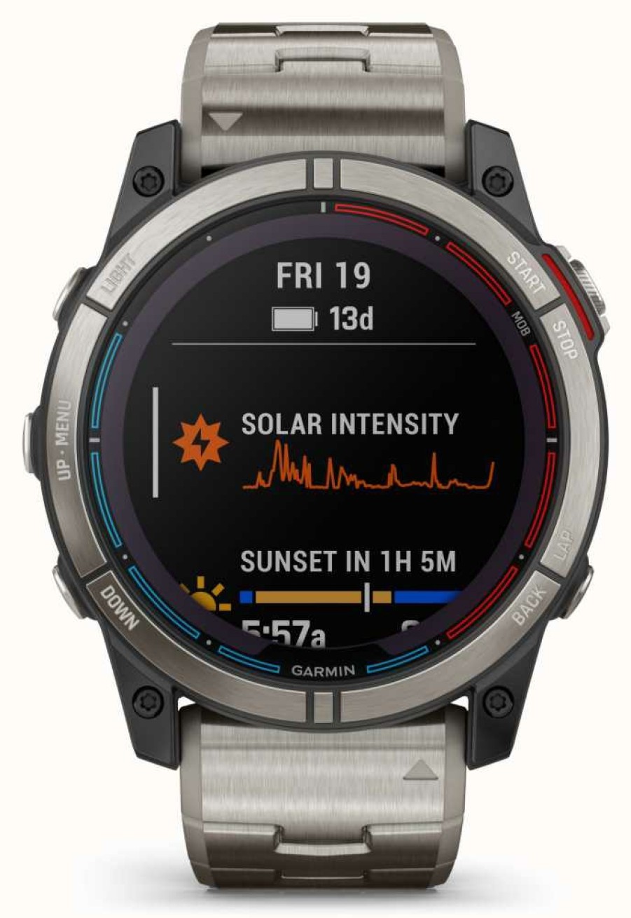 Men'S Garmin | Garmin Quatix 7X Solar Edition Smartwatch