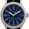 Men'S Timex | Timex Expedition Sierra Blue Dial Nato Strap