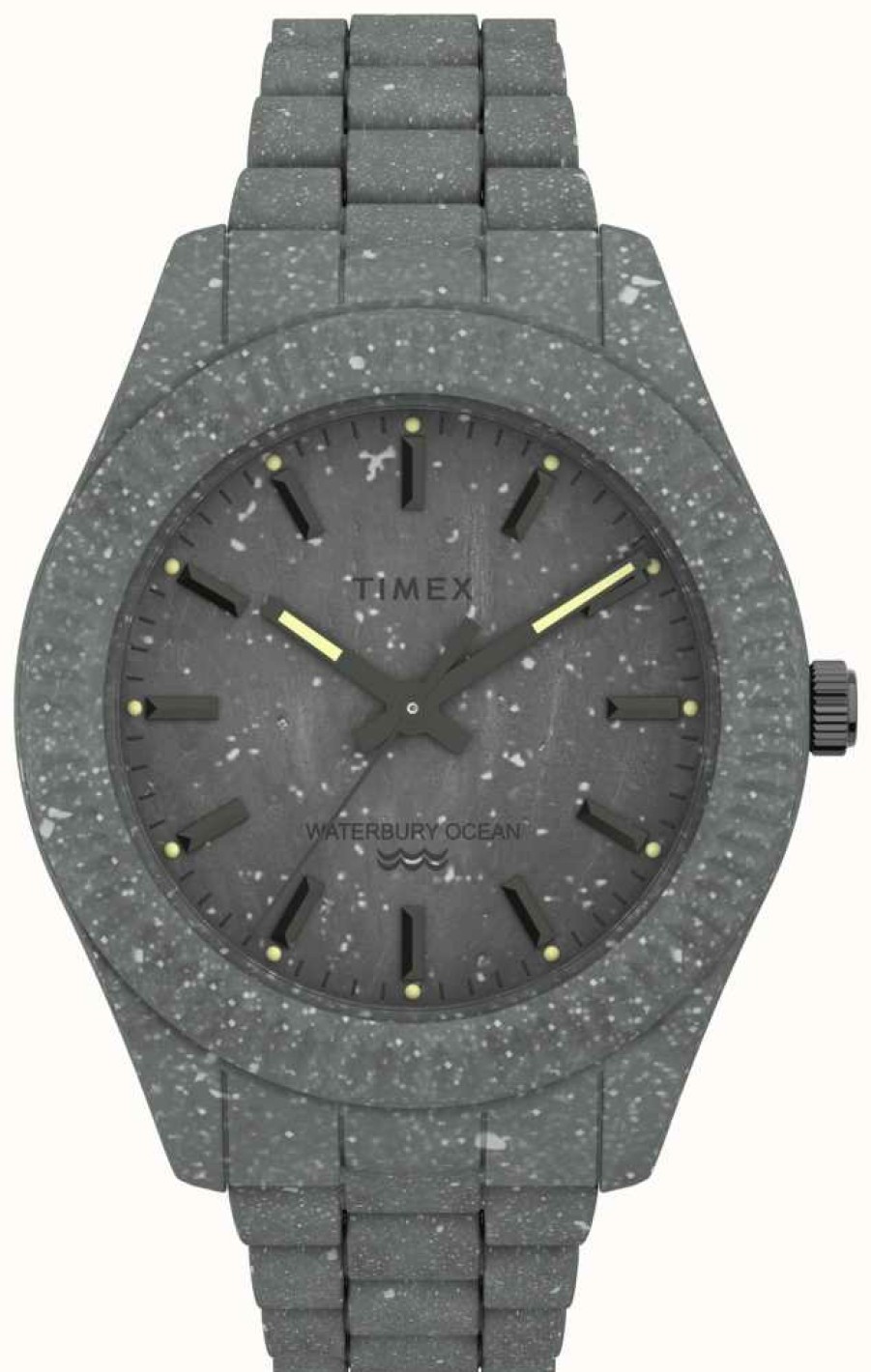 Women'S Timex | Timex Waterbury Ocean Grey Plastic Watch